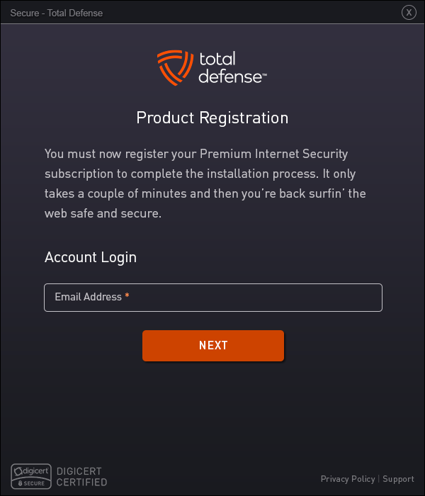 zagg liquid defense registration not working