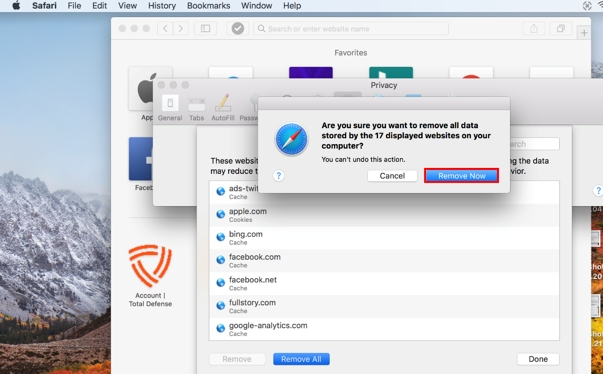 How to clear pop-ups - Safari (Mac) – Total Defense Knowledge Base